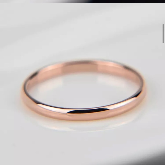 NEW Rose Gold Stainless Steel Ring - Picture 5 of 5